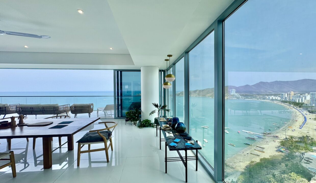 Apartamento en venta con vista al mar en santa marta6